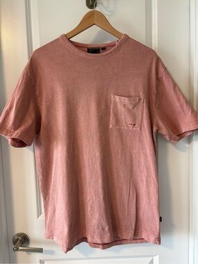 Frank And Oak Organic Cotton Garment Dyed Pocket Tee Large